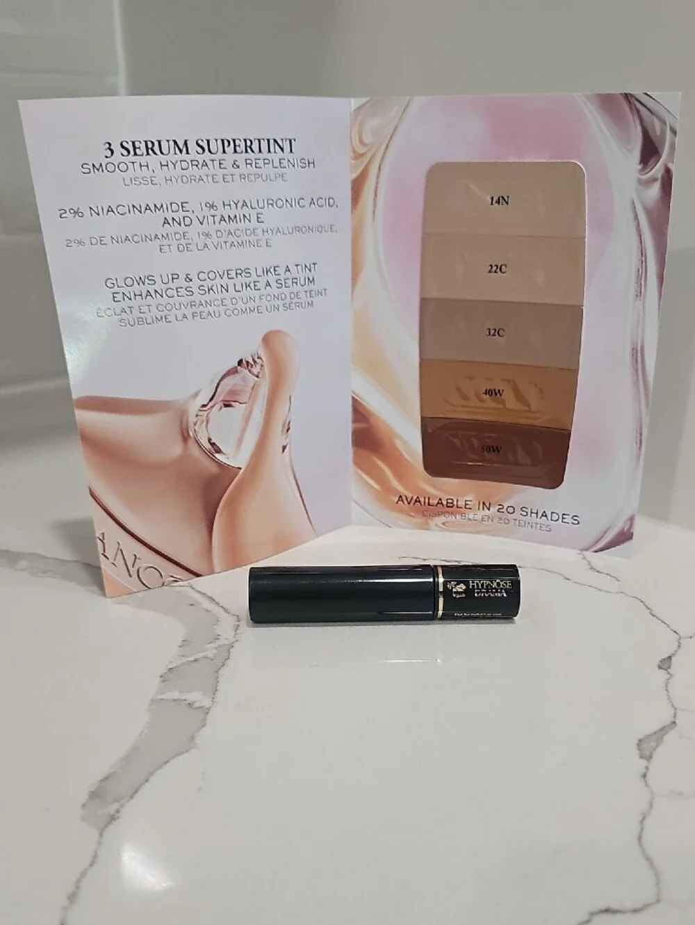 Lancôme assortment with Black Cosmetic Pouch